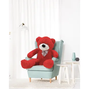 plyšák Velký plyšový medvěd Classico 130 cm červený