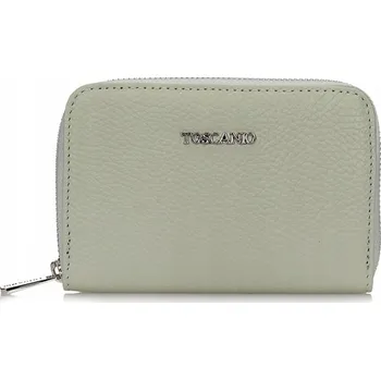 Dámská Peněženka Kožená Malá Elegantní na Zip Mátová P06