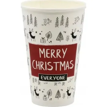 Vánoční hrnky hrnek MERRY CHRISTMAS 400ml 50 Ks