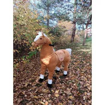 Houpací kůň Mechanický houpací kůň na kolečkách Carmello, velikost XL