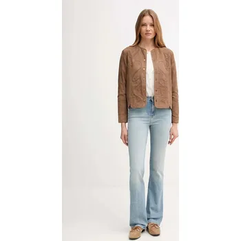 Pánská softshellová bunda Semišová bunda Hoss Intropia 5432681 hnědá 84X, vel. M