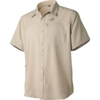 Pánské tričko Košile s krátkým rukávem Geof Anderson Ezmar Light khaki - XXL + doprava zdarma