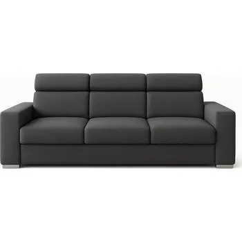 Sedací souprava Trojsedák BELURO tmavě šedá