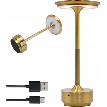 Lampička NOČNÍ SVĚTLO S DOTYKOVÝM OVLÁDÁNÍM MODERNÍ JEDNODUCHÁ ELEGANTNÍ BAROVÁ LAMPA