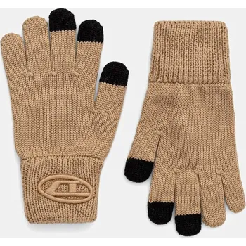 Rukavice Dětské rukavice s přídavkem vlny Diesel NUTTI GLOVE zelená barva, J02394 01X, vel. 8-10 let