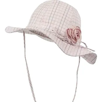 Klobouk Dětský bavlněný klobouk Jamiks MERS MERS.Nakr.glow.JLH082.G růžová 30X, vel. 52