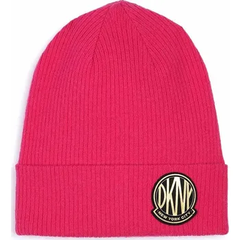 Čepice Dětská čepice Dkny růžová barva, D60990 D60990. 43X, vel. 56/58