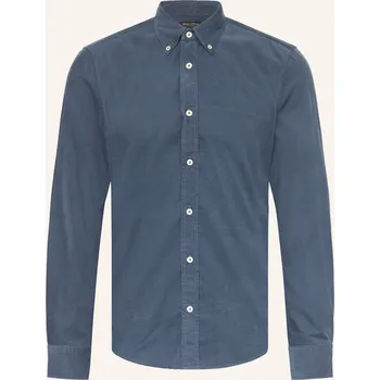 Pánská košile Marc O'polo Pánská Košile S Tvarovaným Střihem, tmavě modrá, 44