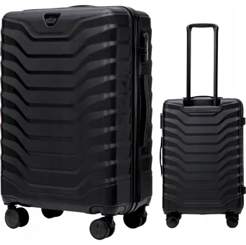 Wings Střední tvrdý kufr ABS PEA01-M-BLACK 63 l