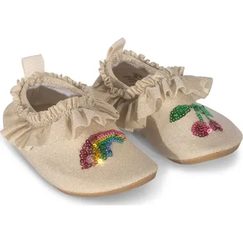 Chlapecké sandály Dětské boty do vody Konges Sløjd BEATRICE SWIM SHOES KS102637 béžová 80X, vel. 30/31