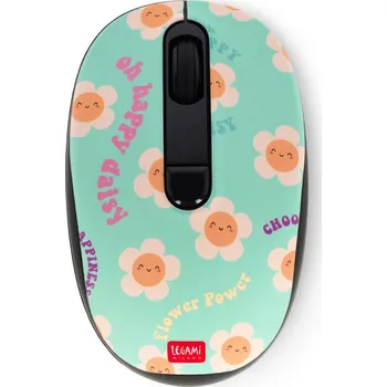 Myš Legami Wireless Mouse - Green - Daisy