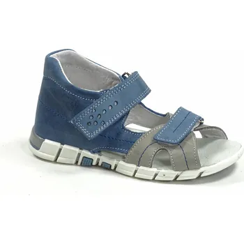 Dívčí sandály Santé N/950/803/84/13 dětské zdravotní sandály modré Velikost: 34