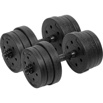 Sport Rebel RBA-2328 Nastavitelné činky 2 x 10 kg, černé