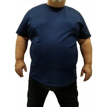 Pánské tričko TRIČKO BAVLNĚNÉ PÁNSKÉ FAVORI TMAVĚ MODRÉ T-SHIRT 7XL