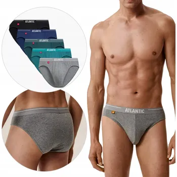 Slipy 5-BALENÍ Pánské sportovní slipy slipy Atlantic XXL