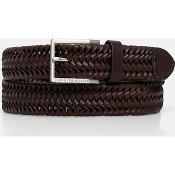 Opasek Kožený pásek Tommy Hilfiger AM0AM13920 hnědá 88X, vel. 115