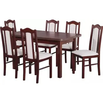 Jídelní set DREWMIX Jídelní set 1+6 stůl WENUS 2 + židle BOS 2