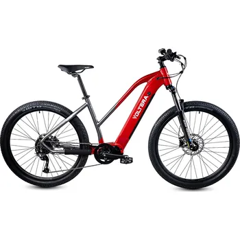 Elektrokolo Voltera Horizon (červená/šedá) 2025 Průměr kol: 27.5", Výška rámu: (17" = 44 cm), Velikost rámu: S/M