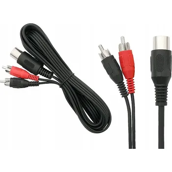 IP kamera Kabel Blow 1495# 2x RCA (cinch) - DIN 5pinový 1,2 m