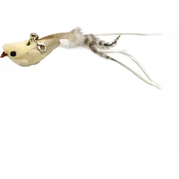 Hračka pro kočku Hračka pro kočky - ptáček s peřím, náhradní díl pro rybářský prut SIEMIEC