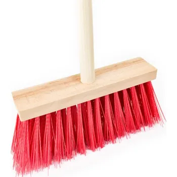 Koště KARTÁČOVINY Koště chodníkové s holí 25×6 – PET color