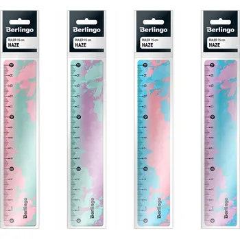 pravítka Školní plastové pravítko Berlingo 15 CM