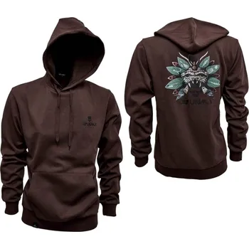 Pánská mikina Mikina Gunki Chief Brown Hoody - XXL