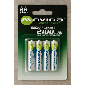 Movida Baterie MBAA4R21 AA Ni-MH 2100 mAh, 4 ks