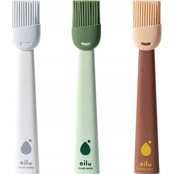 Kosmetický štětec Silikonový štětec na těsto, maso - hnědý