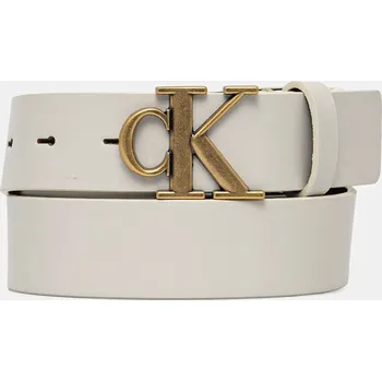 Opasek Pásek Calvin Klein Jeans LV04K7002G béžová 01X, vel. 85