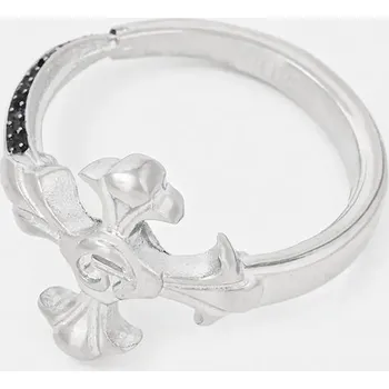 Prsten Prstýnek Guess REBEL KNIGHT pánský, JUMR05 077JW JUMR05.077JW stříbrná SLV, vel. 66