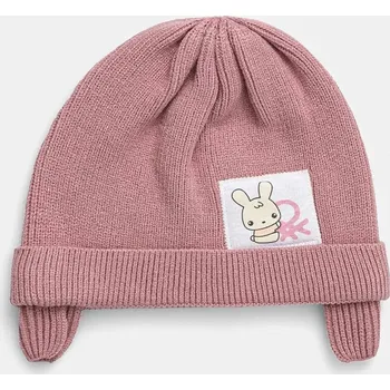 Čepice Dětská čepice United Colors of Benetton 60LQAA00T.G.W.Seasonal růžová 34X, vel. 40