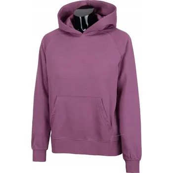 Dámská mikina 4F ZATEPLENÁ DÁMSKÁ BAVLNĚNÁ MIKINA KLOKANKA S KAPUCÍ / vel S