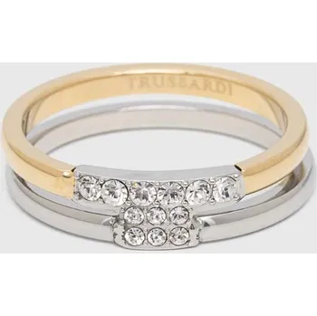 Prsten Prstýnek Trussardi TJAXC410 zlatá 10Y, vel. 16