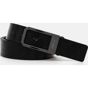Opasek Kožený pásek HUGO 50537008 černá 99X, vel. 90