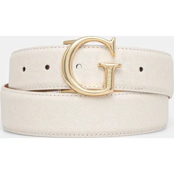 Opasek Pásek Guess ALDINA dámský, bílá barva, BW9241 P5335 BW9241.P5335 01X, vel. L