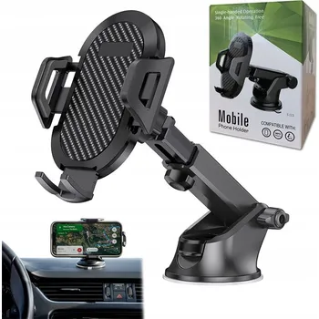 DRŽÁK DO AUTO NA TELEFON DO SKLENĚNÉ DESKY DO KOLPITNÍ PALBY DRŽÁK DO AUTO SILNÝ