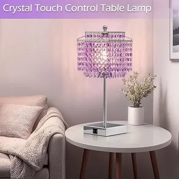 Lampička LED stolní lampa Jablko K9 křišťál