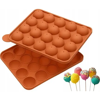 Forma na pečení Silikonová Forma na cake pops, zmrzlinu, lízátka, Tyčinky
