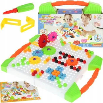 ostatní stavebnice Sada kreativních šroubovacích stavebních Stavebnice