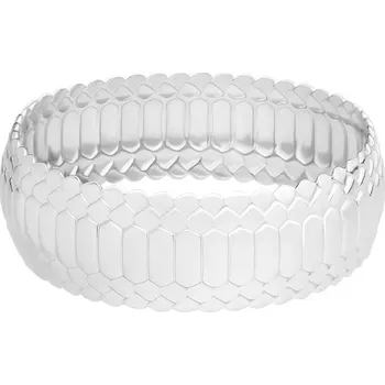 Náramek Postříbřený náramek Lilou Snake 262/BRA/NO1/SR stříbrná SLV, vel. 60