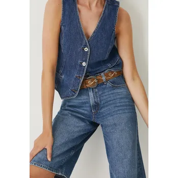 Opasek Pásek Medicine dámský, hnědá barva RW25.PAD105 82X, vel. S