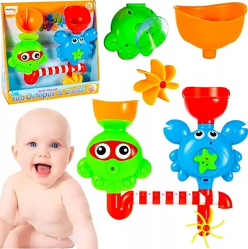Hračka do vany do sprchy pro děti Chobotnice a Krab MALPLAY
