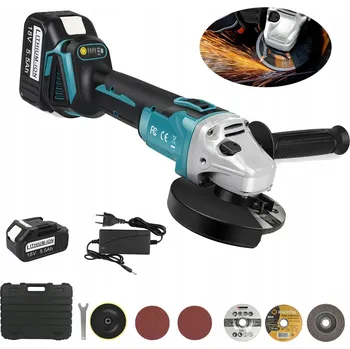 úhlová bruska Akumulátorová bezkartáčová Bruska Úhlová Bruska 2Xaku 5,5Ah kotouče