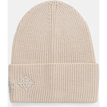 Čepice Čepice s příměsí vlny Guess CRESIDIA AW5404.POL01 béžová 80X, vel. M