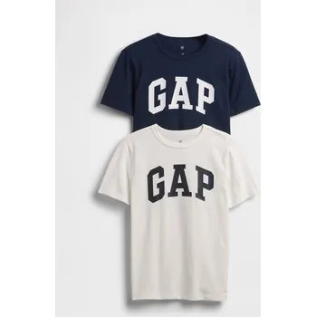 Chlapecké tričko GAP Dětské tričko s logem, 2 ks - Kluci GAP modrá | krémová 3463736