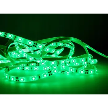 LED páska LED pásek PRO 3528 60/m 4,8W - zelený IP61 - 1m