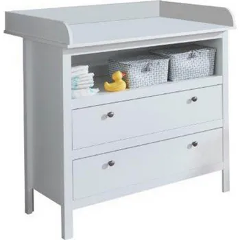 Komoda Komoda s přebalovacím pultem OLJE 2S, bílá