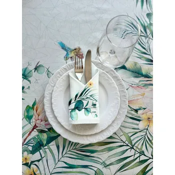 ubrus Ubrus odolný proti skvrnám 145 cm x 145 cm čtvercový