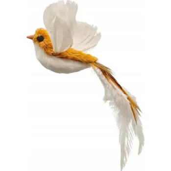 Hračka pro kočku Hračka pro kočky - ptáček s peřím, náhradní díl pro rybářský prut SIEMIEC